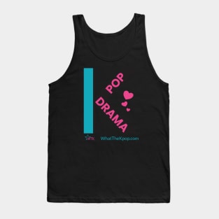 K design with K-Pop and K-Drama on White Tank Top